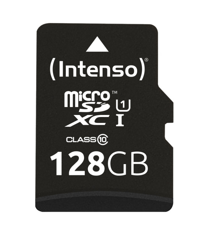 Tarjeta memoria micro sd intenso 128gb uhs - i cl10 + adaptador sd