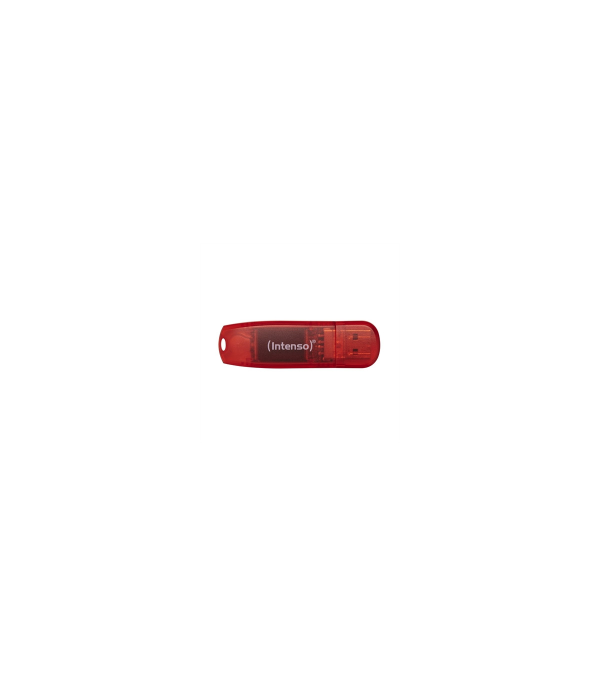Memoria usb 2.0 intenso rainbow 128gb rojo