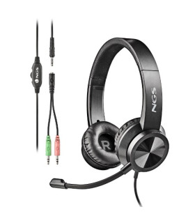 Auriculares ngs con microfono ajust jack msx11pro