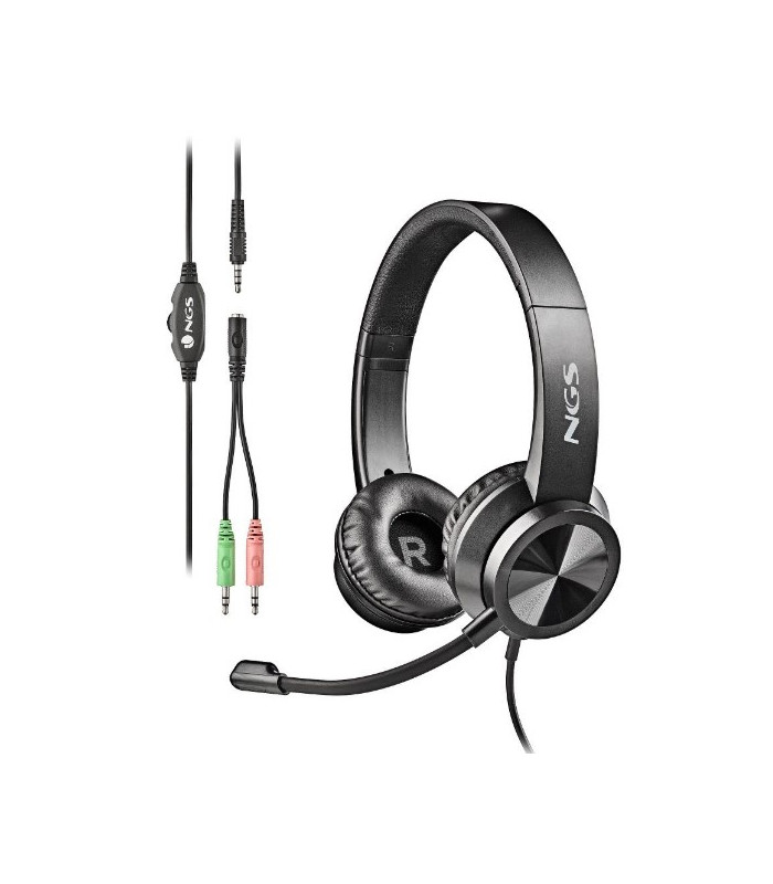 Auriculares ngs con microfono ajust jack msx11pro
