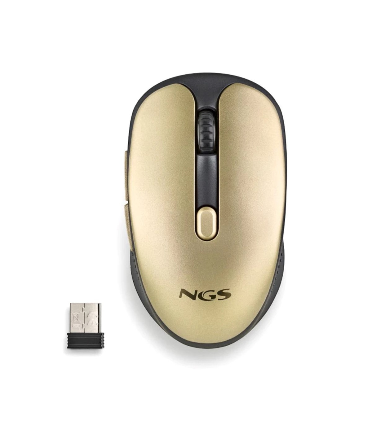 Raton inalambrico ngs evo rust gold 1600dpi