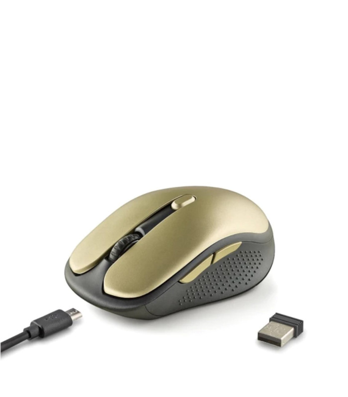 Raton inalambrico ngs evo rust gold 1600dpi
