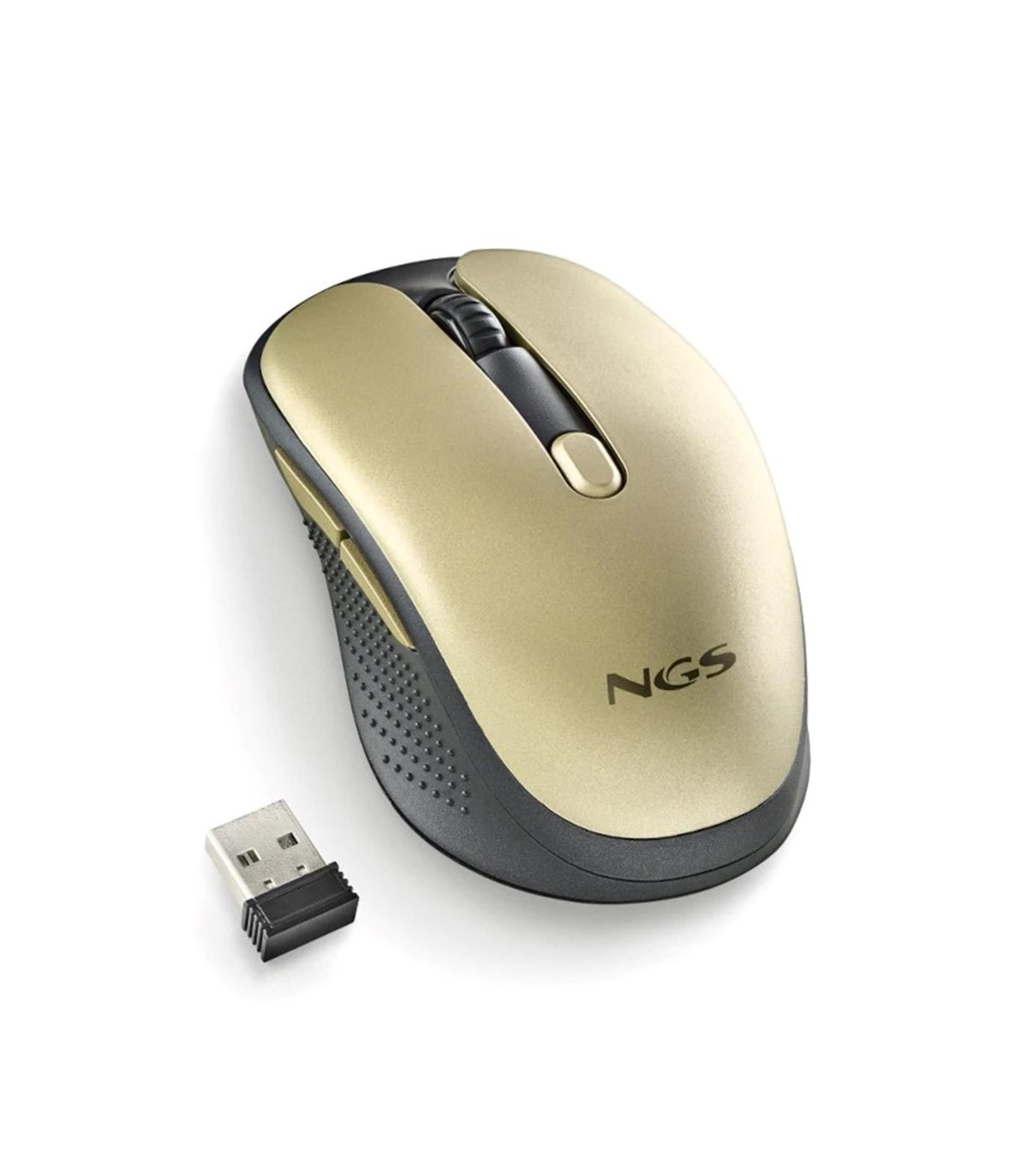 Raton inalambrico ngs evo rust gold 1600dpi