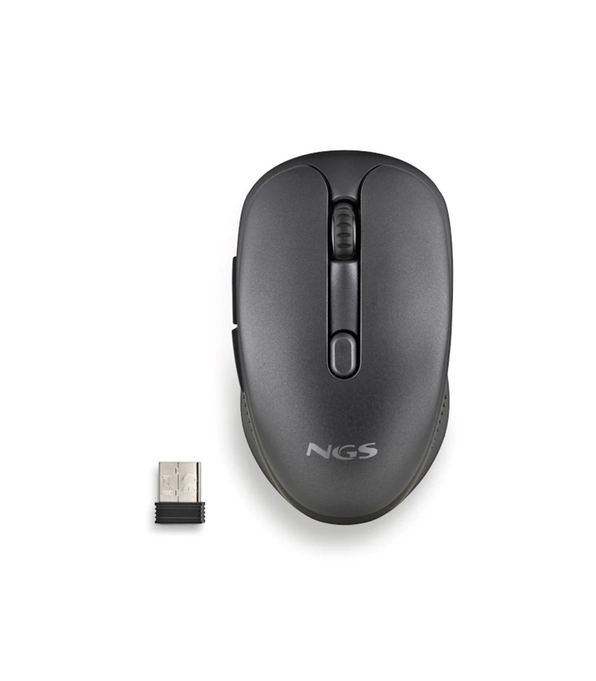 Raton inalambrico ngs evo rust black 1600dpi