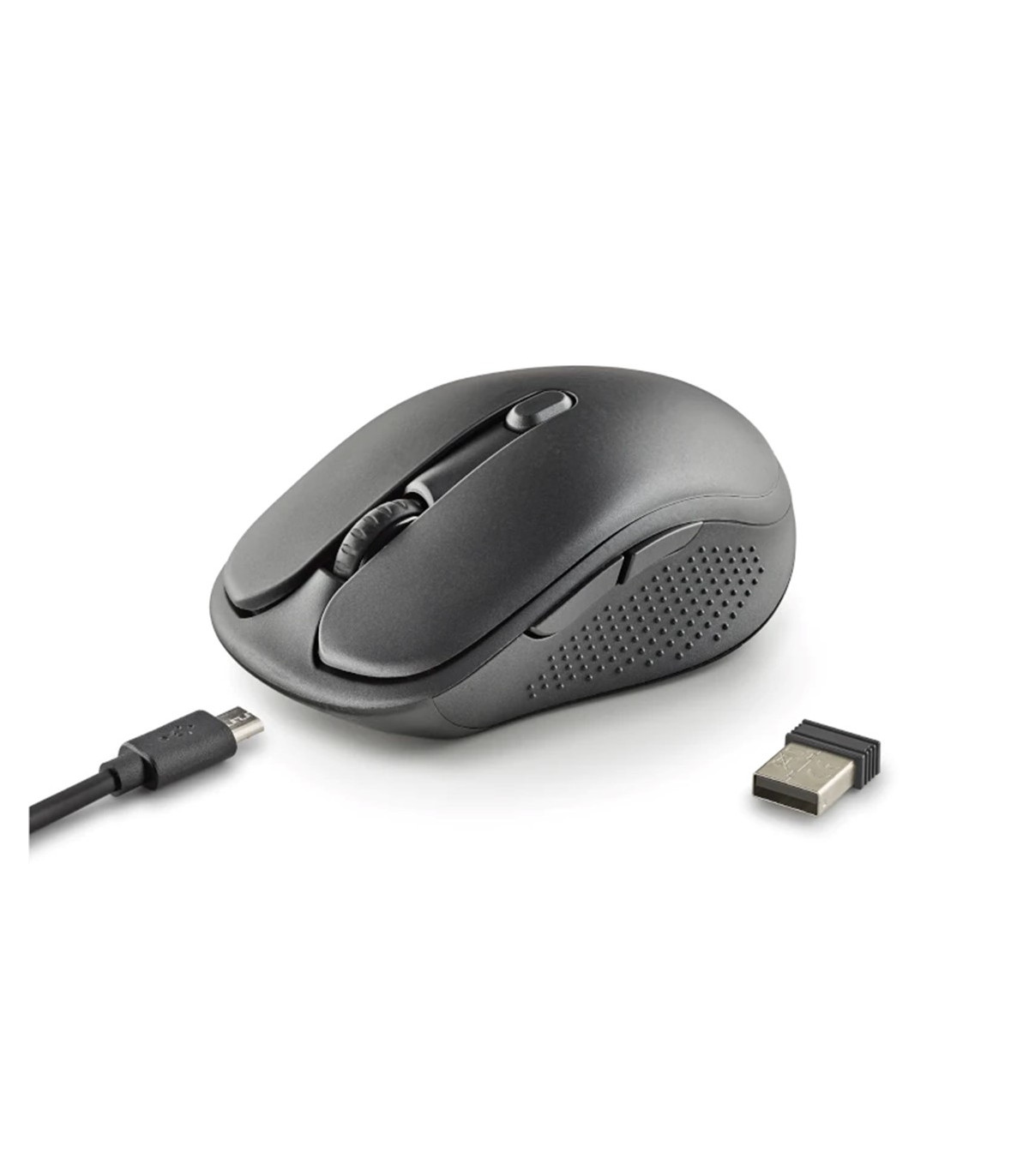 Raton inalambrico ngs evo rust black 1600dpi