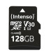 Tarjeta memoria micro sd intenso 128gb profesional uhs - i cl10 + adaptador sd