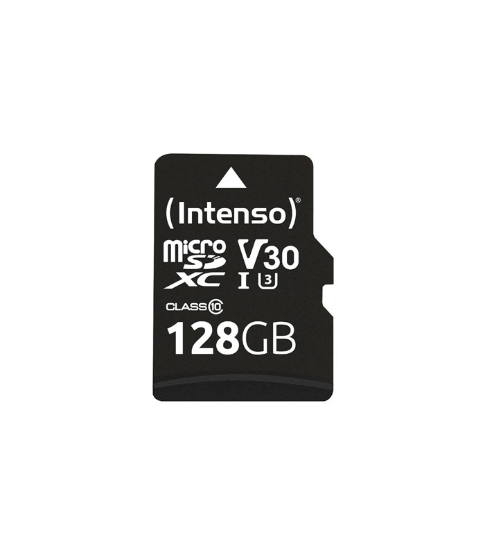 Tarjeta memoria micro sd intenso 128gb profesional uhs - i cl10 + adaptador sd