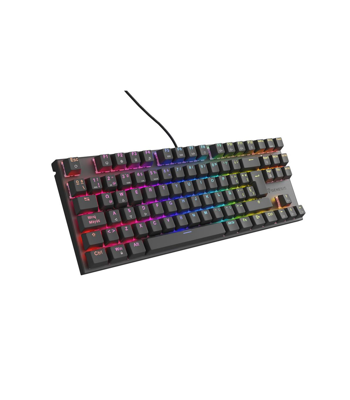 Teclado gaming genesis thor 303 tkl usb