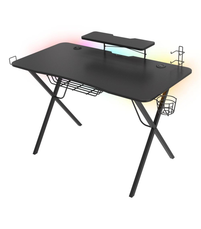 Mesa gaming genesis holm 300 rgb negro