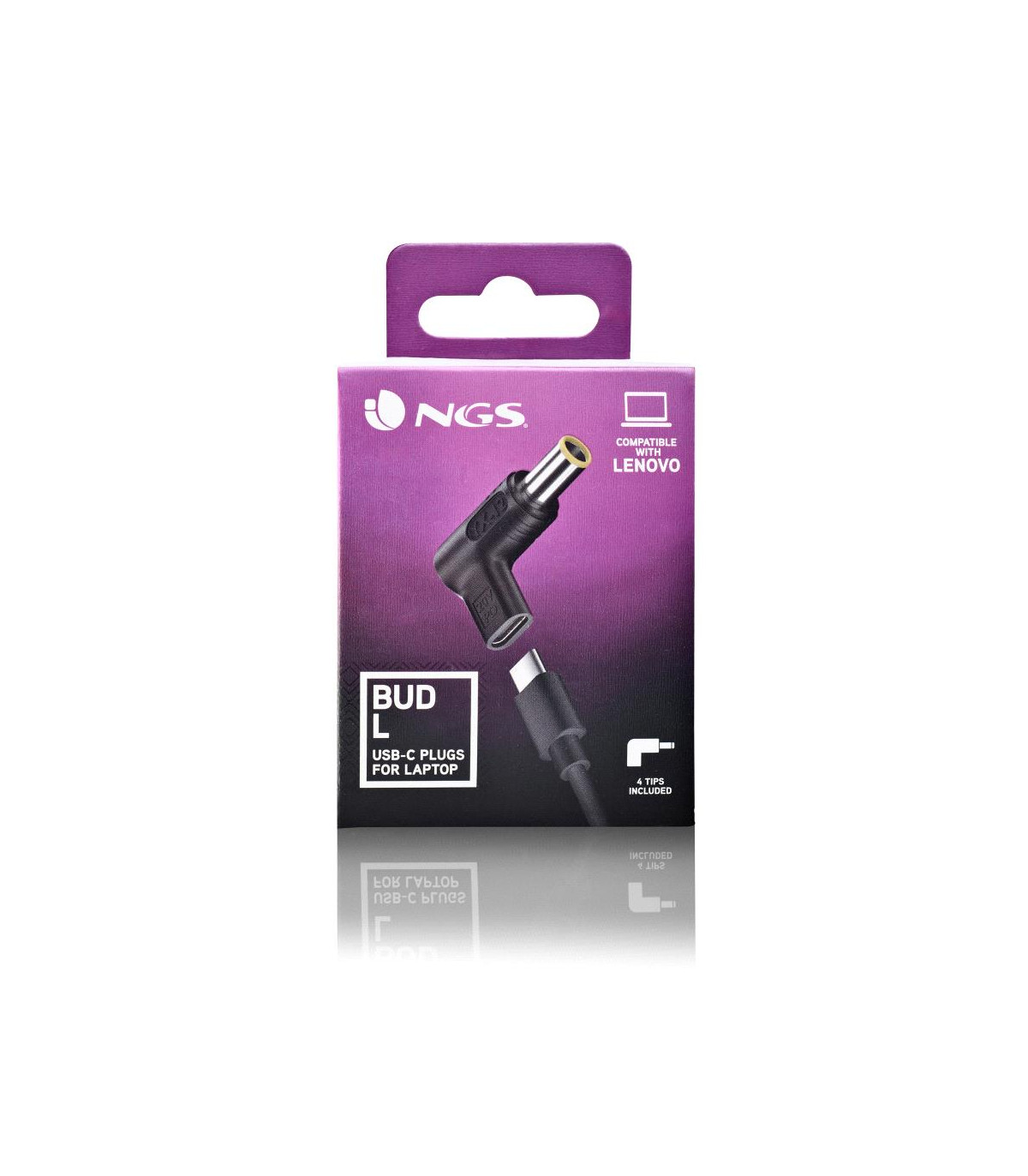 Clavija usb tipo c ngs bud - l para portatiles lenovo 4 unidades