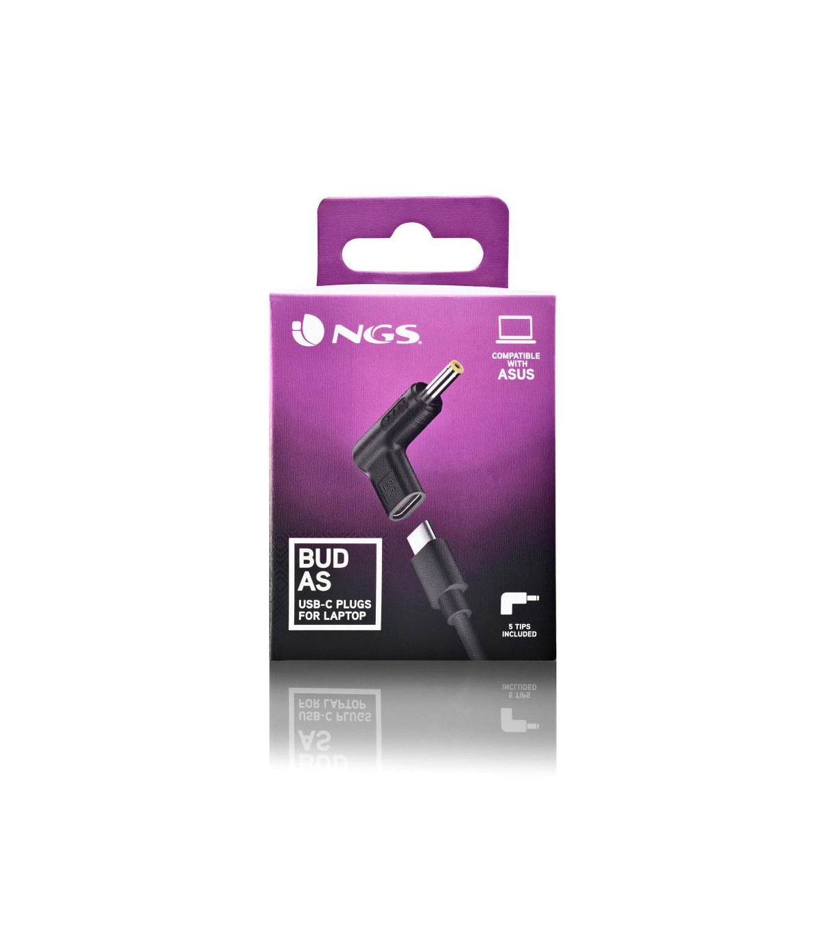 Clavija usb tipo c ngs bud - as para portatiles asus 5 unidades