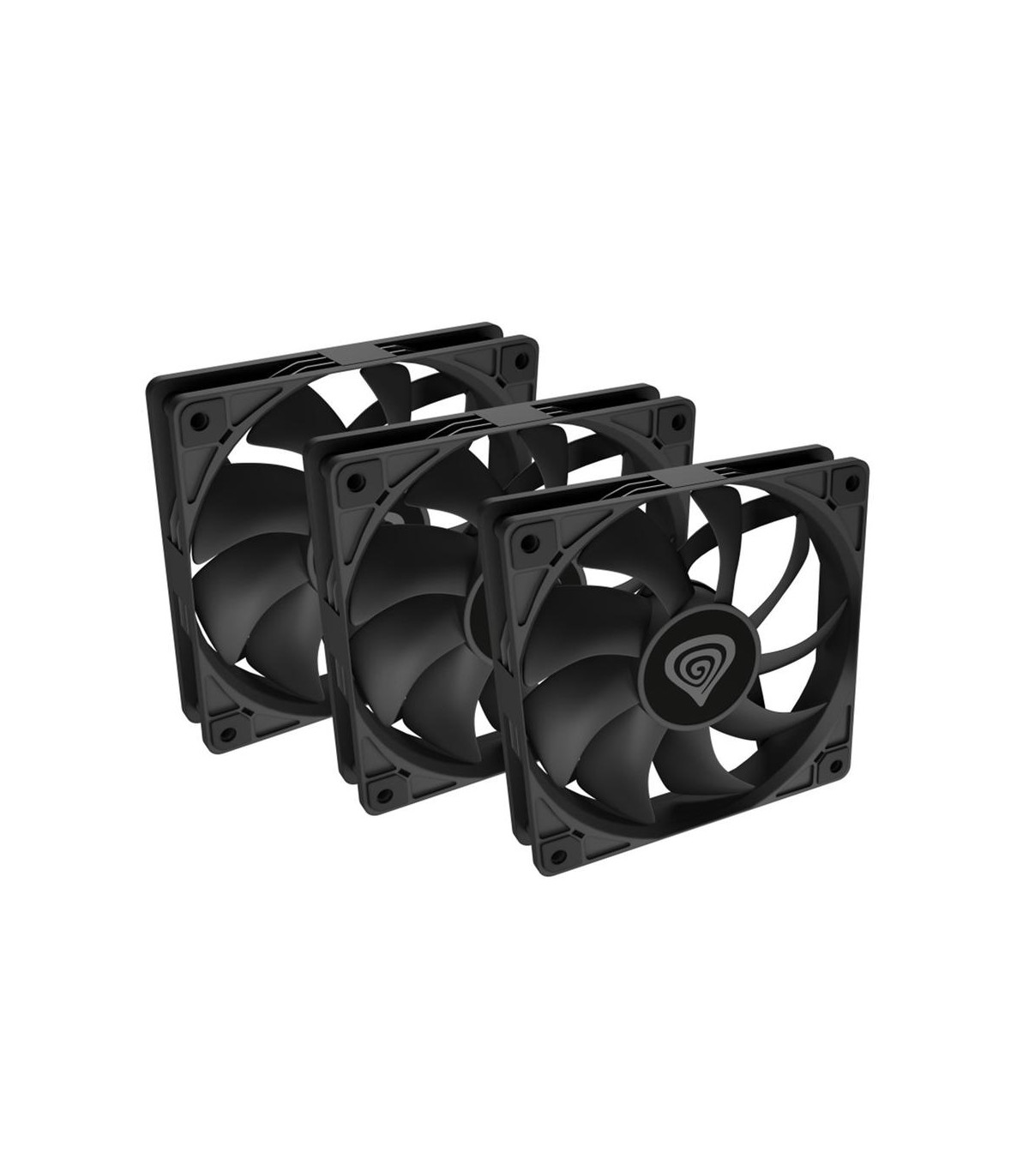 Ventilador caja genesis oxal 120 negro 3 x 120mm