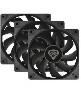 Ventilador caja genesis oxal 120 negro 3 x 120mm