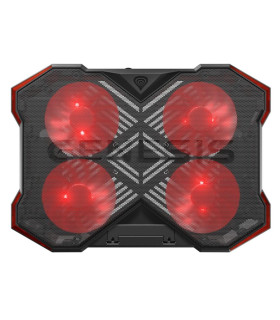 Base refrigeradora genesis oxid 260 15.6 - 17.3 - 2 usb - 4 ventiladores