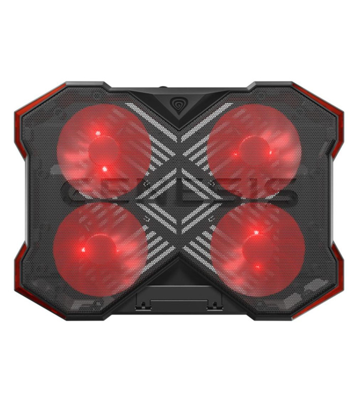 Base refrigeradora genesis oxid 260 15.6 - 17.3 - 2 usb - 4 ventiladores