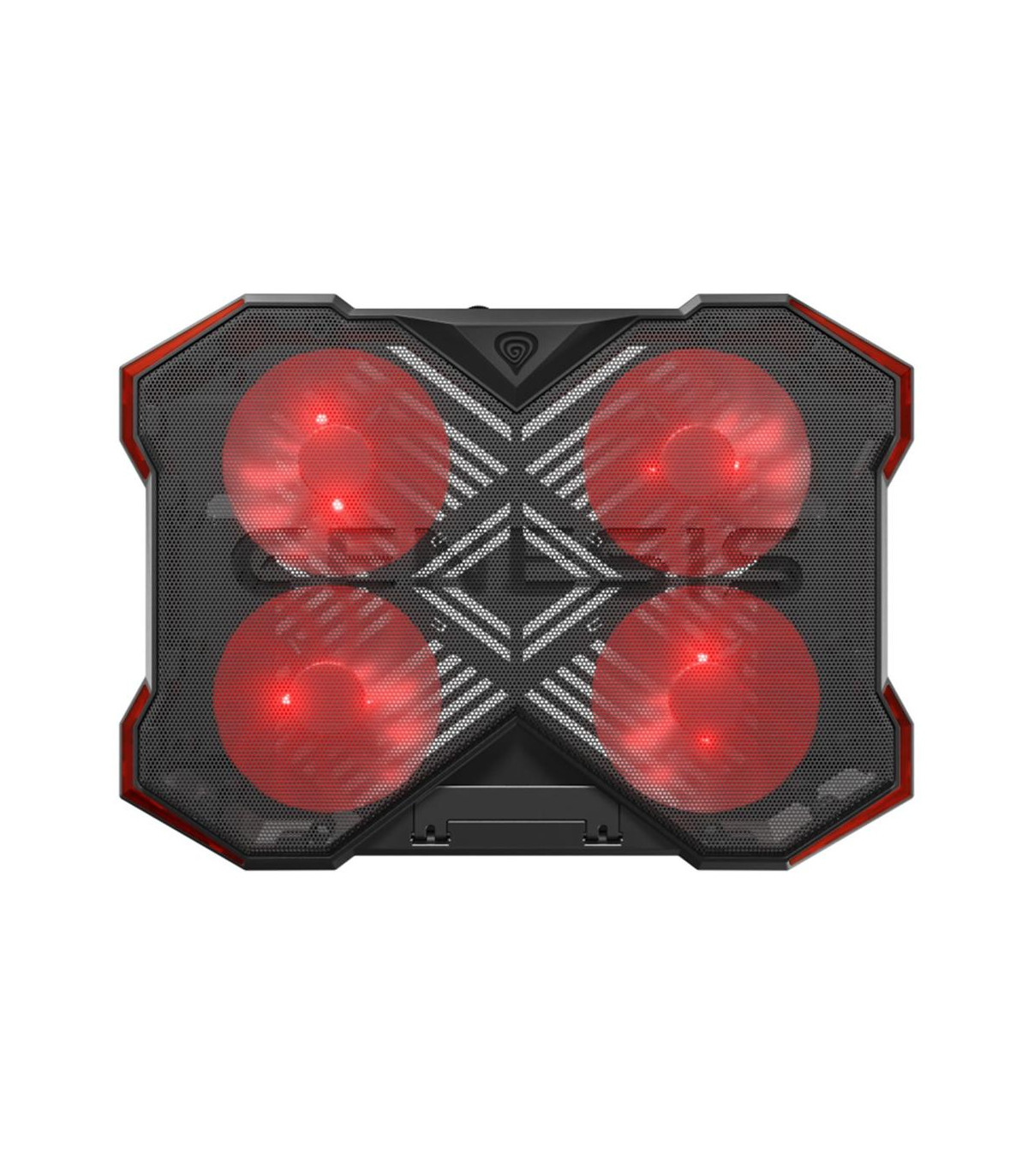 Base refrigeradora genesis oxid 260 15.6 - 17.3 - 2 usb - 4 ventiladores