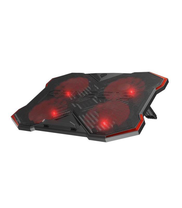 Base refrigeradora genesis oxid 260 15.6 - 17.3 - 2 usb - 4 ventiladores