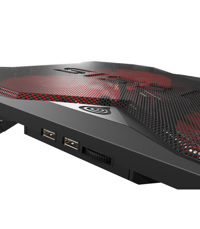 Base refrigeradora genesis oxid 260 15.6 - 17.3 - 2 usb - 4 ventiladores