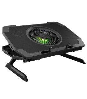 Base refrigeradora genesis oxid 850 rgb para portatil 15.6 pulgadas - 17.3 pulgadas usb