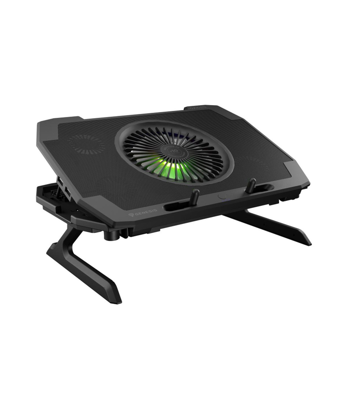 Base refrigeradora genesis oxid 850 rgb para portatil 15.6 pulgadas - 17.3 pulgadas usb