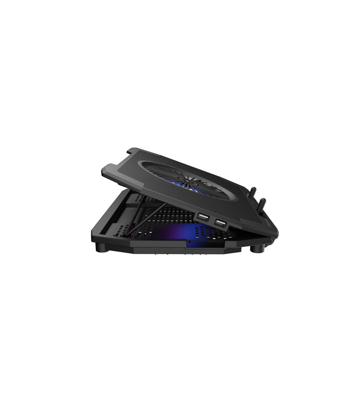 Base refrigeradora genesis oxid 850 rgb para portatil 15.6 pulgadas - 17.3 pulgadas usb
