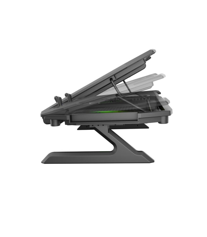 Base refrigeradora genesis oxid 850 rgb para portatil 15.6 pulgadas - 17.3 pulgadas usb