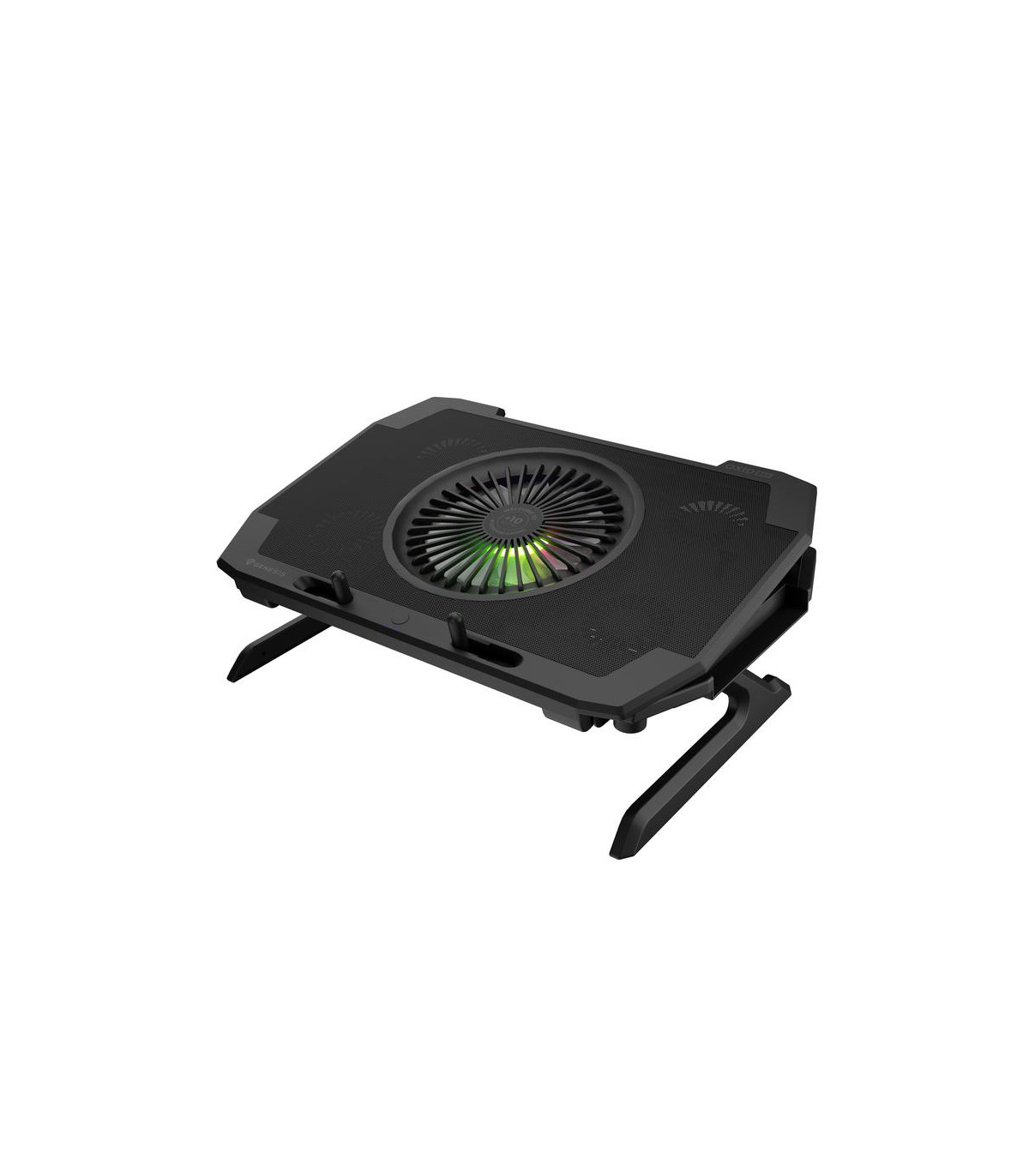 Base refrigeradora genesis oxid 850 rgb para portatil 15.6 pulgadas - 17.3 pulgadas usb