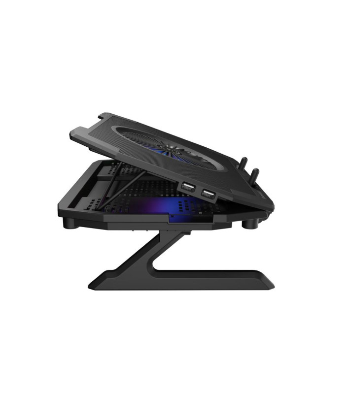 Base refrigeradora genesis oxid 850 rgb para portatil 15.6 pulgadas - 17.3 pulgadas usb