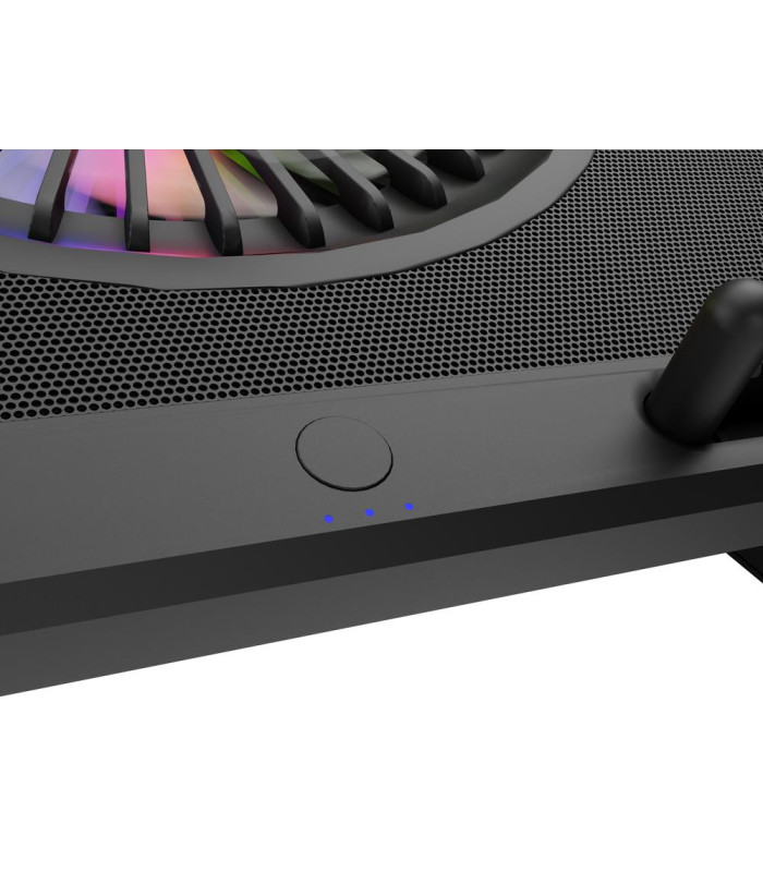 Base refrigeradora genesis oxid 850 rgb para portatil 15.6 pulgadas - 17.3 pulgadas usb