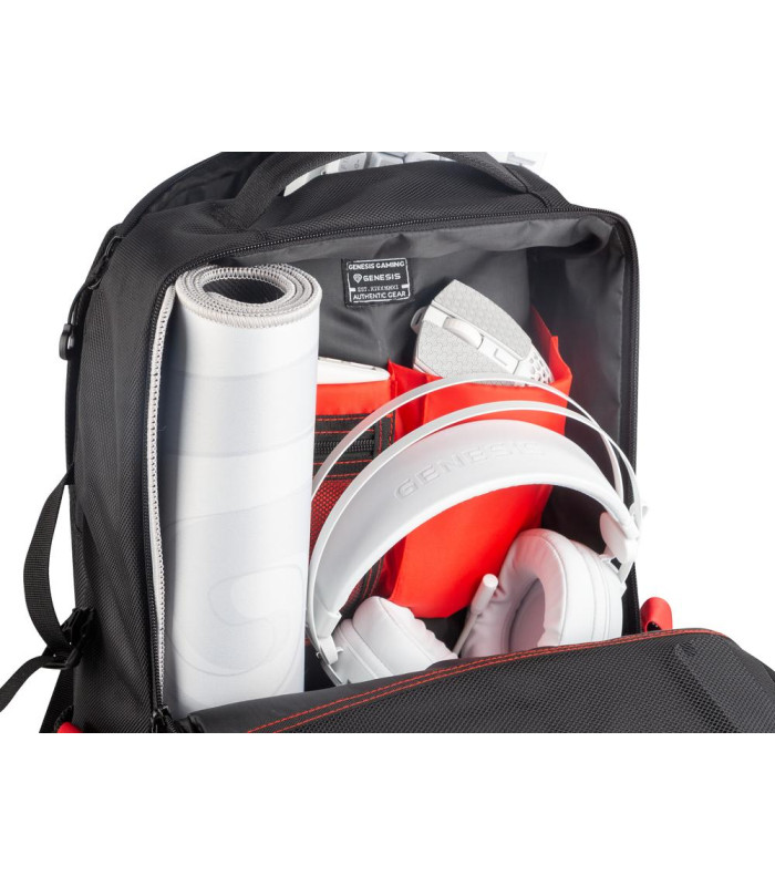 Mochila genesis pallad 410 para portatil 15.6 pulgadas negra