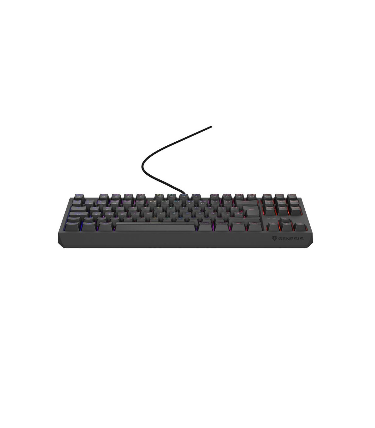 Teclado gaming genesis thor230 tkl rgb usb