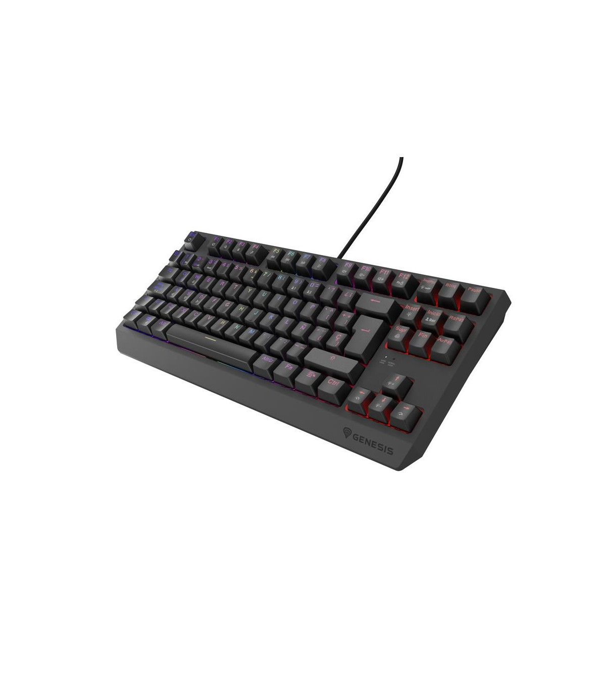 Teclado gaming genesis thor230 tkl rgb usb