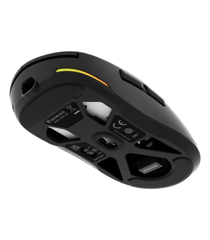 Raton inalambrico gaming genesis zircon 660 negro