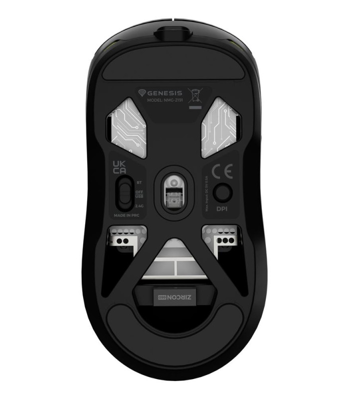 Raton inalambrico gaming genesis zircon 660 negro