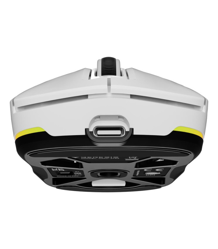 Raton inalambrico gaming genesis zircon 660 blanco