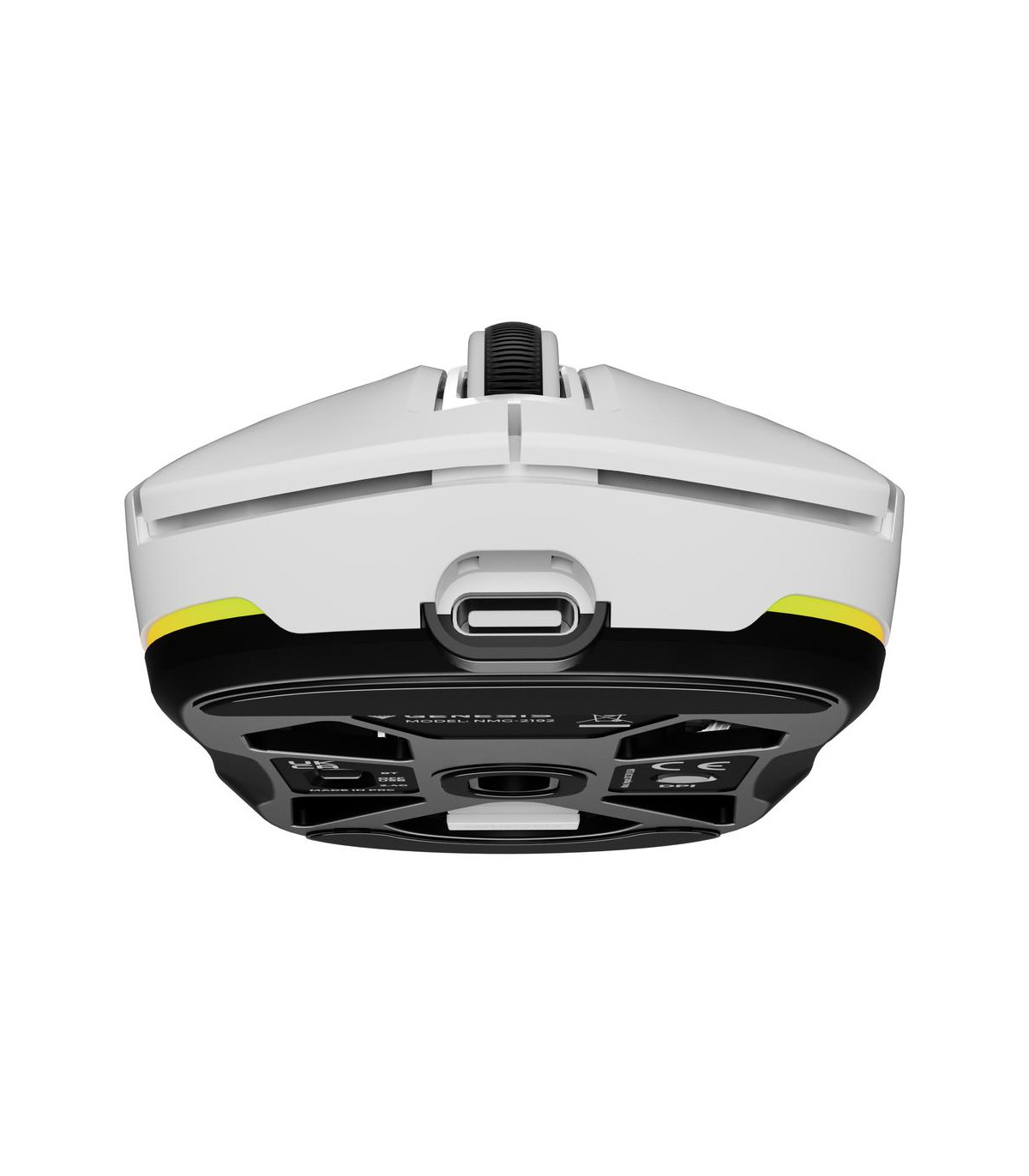 Raton inalambrico gaming genesis zircon 660 blanco