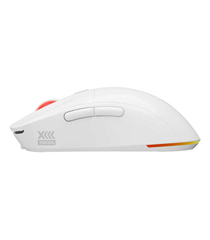 Raton inalambrico gaming genesis zircon xiii blanco