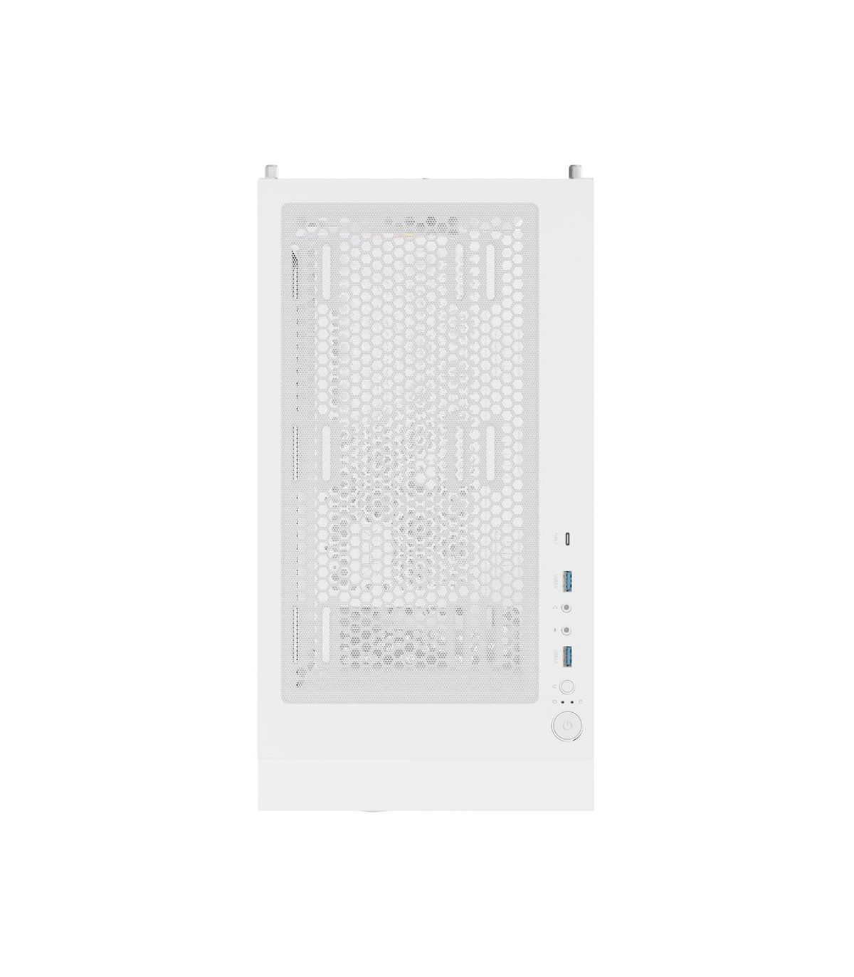 Caja ordenador gaming genesis diaxid 605 argb atx cristal templado blanca