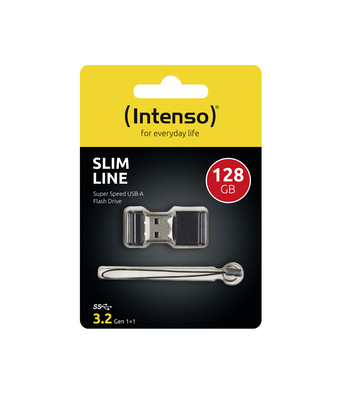 Memoria usb 3.2 intenso slim line 128gb