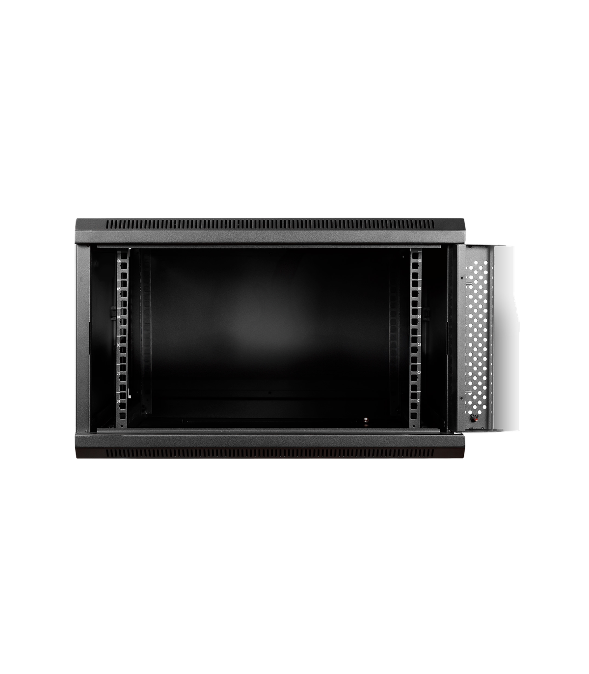 Armario rack mural 19 pulgadas phasak pro 6u 600x450 desmontado (envio flat pack)