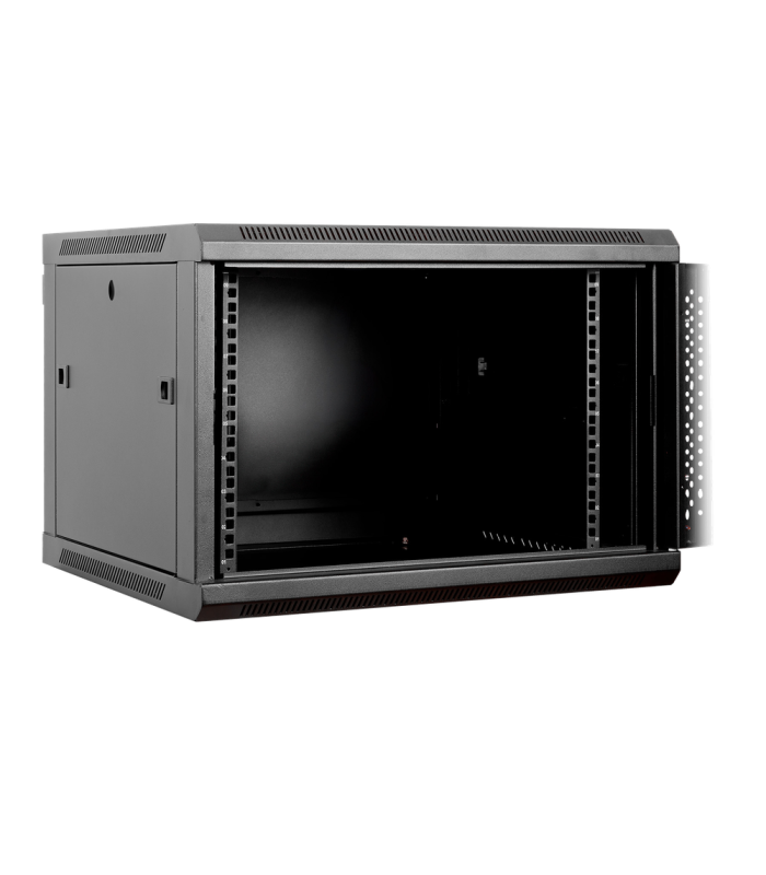 Armario rack mural 19 pulgadas phasak pro 9u 600x450 desmontado (envio flat pack) (incluyen 2 vent bolsa tornilleria)