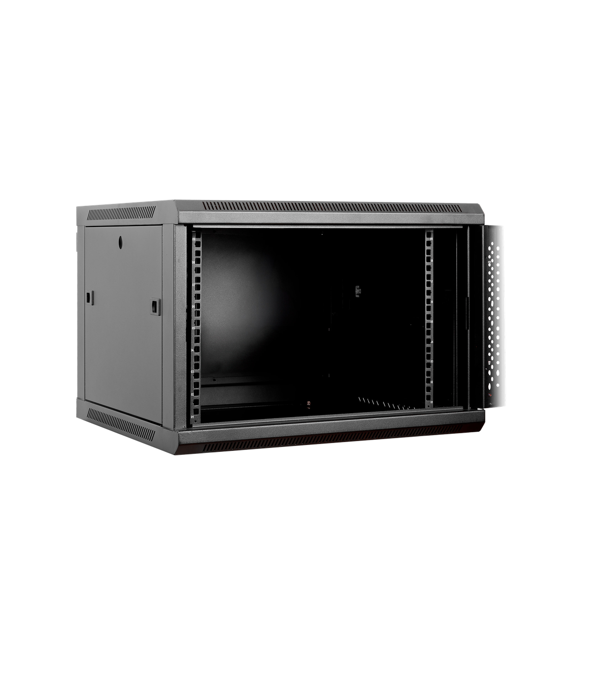 Armario rack mural 19 pulgadas phasak pro 9u 600x450 desmontado (envio flat pack) (incluyen 2 vent bolsa tornilleria)