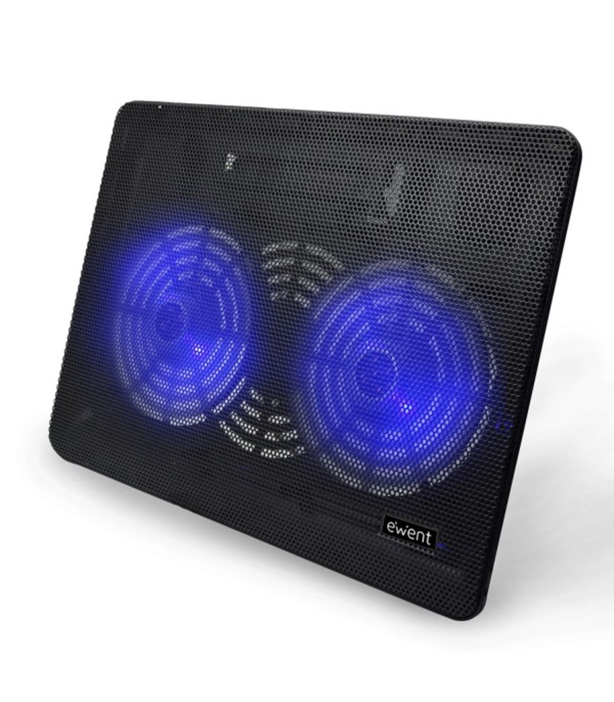 Soporte - base refrigeracion para ordenador portatil ewent ew1256 - 2 ventiladores - hasta 17 pulgadas