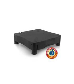 Elevador soporte monitor ewent ew1280 con cajon negro regulable en altura