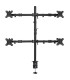Soporte de mesa ewent ew1514 para 4 monitores tv hasta 32 pulgadas