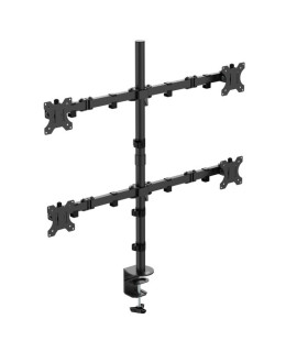 Soporte de mesa ewent ew1514 para 4 monitores tv hasta 32 pulgadas