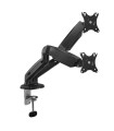 Soporte de mesa ewent ew1516 para 2 monitores hasta 34 pulgadas carga maxima 18kg