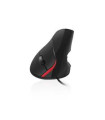 Mouse raton vertical ergonomico ewent ew3156 usb 2.0 - 1000dpi - negro