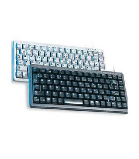 Teclado cherry  g84 - 44100 ultra compacto usb blanco