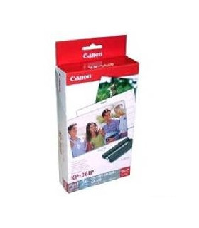 Papel foto canon selphy kp - 36ip 10x15 + tinta 36 hojas series cp